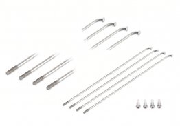 SAPIM LEADER - Stainless steel spokes & Nipples set - (*Variable lengths)